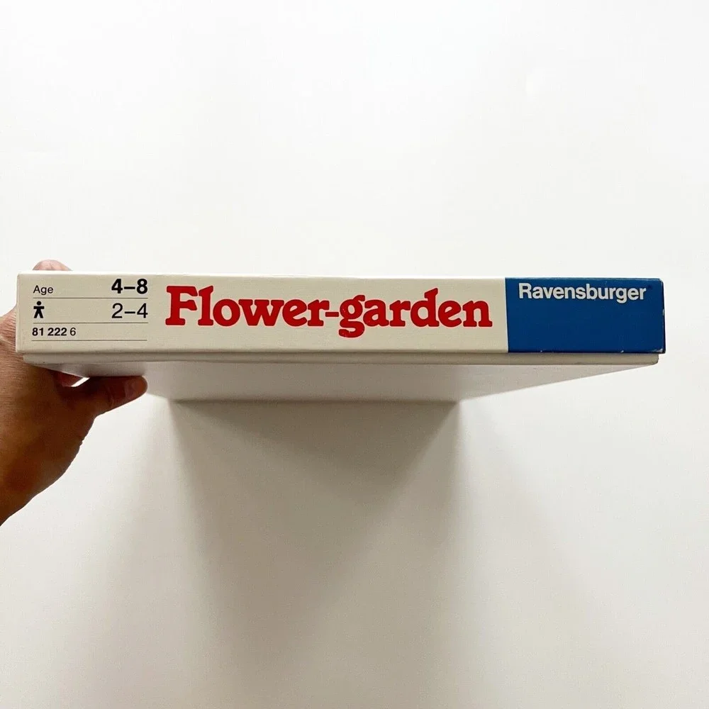 1985 Vtg Otto Maier Verlag Ravensburger Felt Flower Garden Game - Complete EUC!